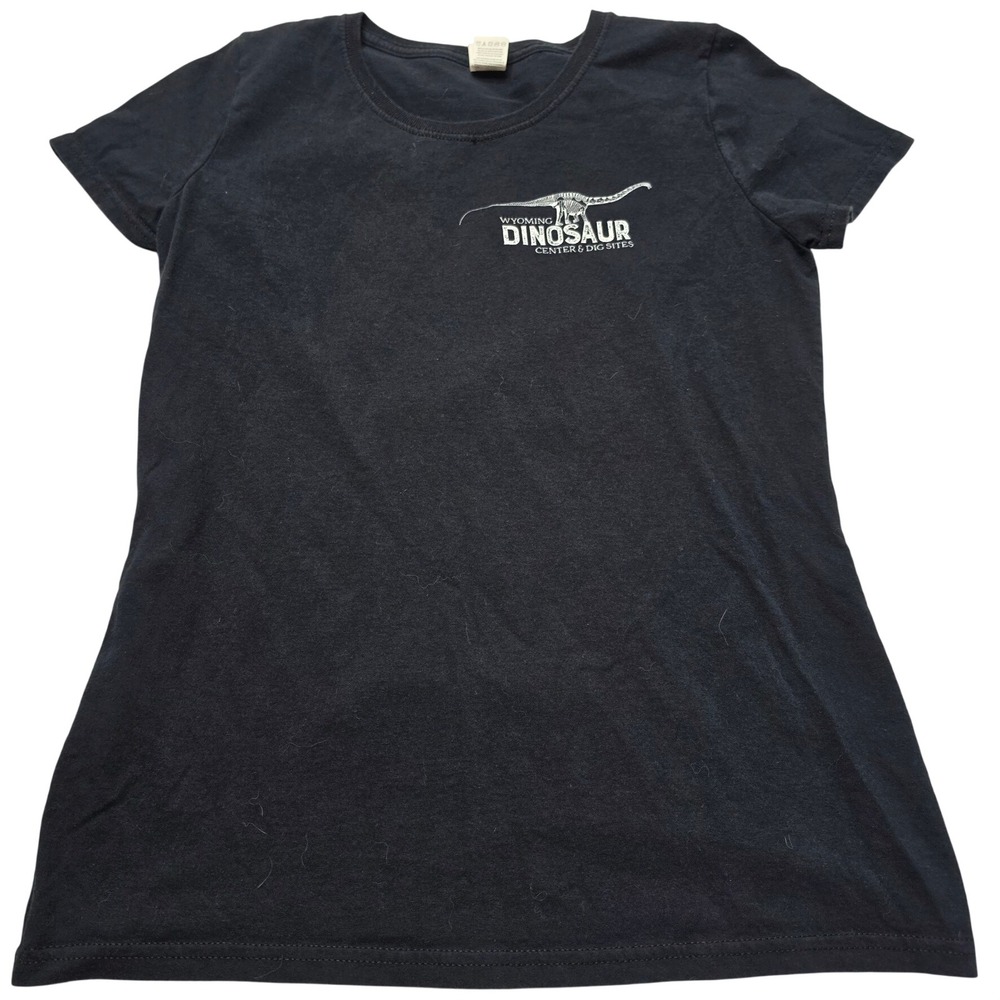 Fruit of the Loom Jurassic Fest 2023 Wyoming Dinosaur Center Black T-Shirt M